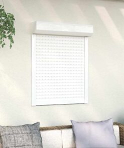 vidaXL Rolluik 70x100 cm aluminium wit