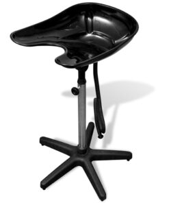 vidaXL Salonwastafel zwart