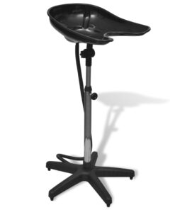 vidaXL Salonwastafel zwart