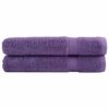 vidaXL Saunadoeken SOLUND 2 st 600 g/m² 80x200 cm paars