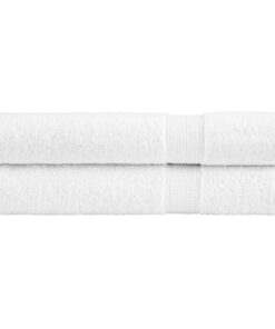 vidaXL Saunadoeken SOLUND 2 st 600 g/m² 80x200 cm wit