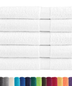 vidaXL Saunadoeken SOLUND 25 st 600 g/m² 80x200cm wit