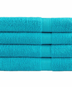 vidaXL Saunadoeken SOLUND 4 st 600 g/m² 80x200 cm turquoise