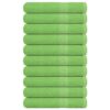 vidaXL Saunahanddoeken FROGN 10 st 80x200 cm 360 g/m² appelgroen