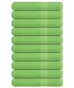 vidaXL Saunahanddoeken FROGN 10 st 80x200 cm 360 g/m² appelgroen
