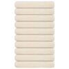 vidaXL Saunahanddoeken FROGN 10 st 80x200 cm 360 g/m² crème