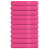 vidaXL Saunahanddoeken FROGN 10 st 80x200 cm 360 g/m² roze