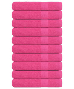 vidaXL Saunahanddoeken FROGN 10 st 80x200 cm 360 g/m² roze
