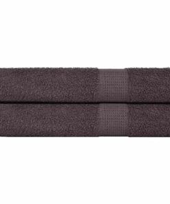 vidaXL Saunahanddoeken FROGN 2 st 80x200 cm 360 g/m² antraciet