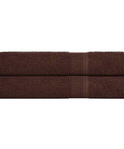 vidaXL Saunahanddoeken FROGN 2 st 80x200 cm 360 g/m² bruin