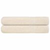 vidaXL Saunahanddoeken FROGN 2 st 80x200 cm 360 g/m² crème