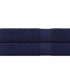 vidaXL Saunahanddoeken FROGN 2 st 80x200 cm 360 g/m² marineblauw