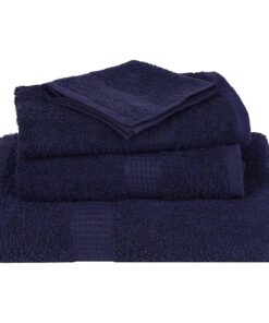 vidaXL Saunahanddoeken FROGN 2 st 80x200 cm 360 g/m² marineblauw