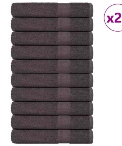 vidaXL Saunahanddoeken FROGN 25 st 80x200 cm 360 g/m² antraciet