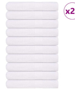 vidaXL Saunahanddoeken FROGN 25 st 80x200 cm 360 g/m² wit