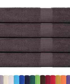 vidaXL Saunahanddoeken FROGN 4 st 80x200 cm 360 g/m² antraciet