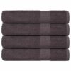 vidaXL Saunahanddoeken FROGN 4 st 80x200 cm 360 g/m² antraciet