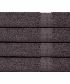 vidaXL Saunahanddoeken FROGN 4 st 80x200 cm 360 g/m² antraciet
