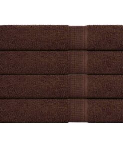 vidaXL Saunahanddoeken FROGN 4 st 80x200 cm 360 g/m² bruin