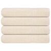 vidaXL Saunahanddoeken FROGN 4 st 80x200 cm 360 g/m² crème