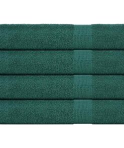 vidaXL Saunahanddoeken FROGN 4 st 80x200 cm 360 g/m² groen