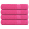vidaXL Saunahanddoeken FROGN 4 st 80x200 cm 360 g/m² roze