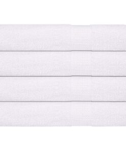vidaXL Saunahanddoeken FROGN 4 st 80x200 cm 360 g/m² wit