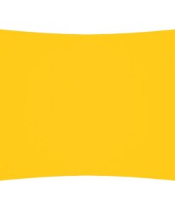 vidaXL Schaduwdoek rechthoekig 3x6 m oxford stof geel