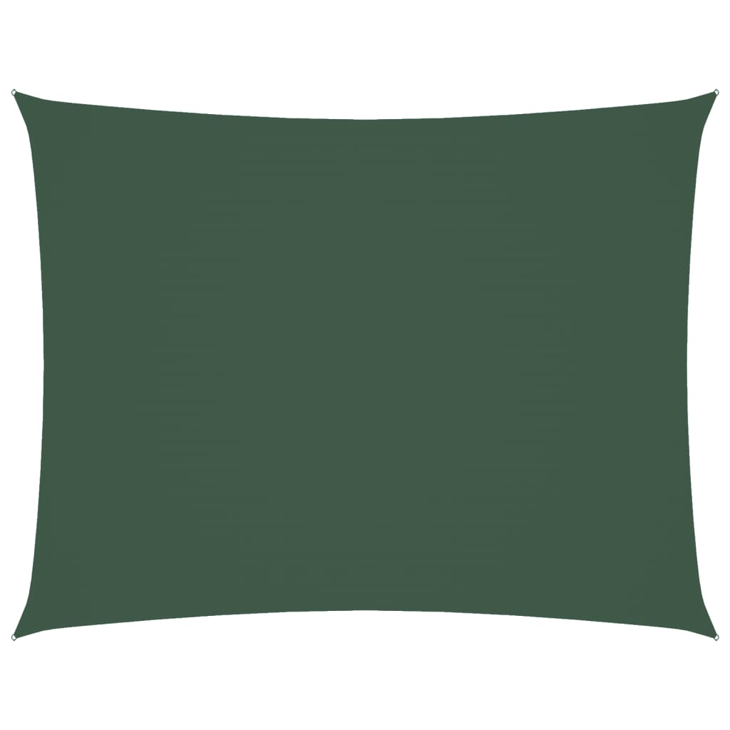 vidaXL Schaduwdoek rechthoekig 5x7 m oxford stof donkergroen