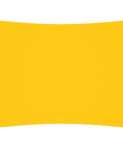 vidaXL Schaduwdoek rechthoekig 6x8 m oxford stof geel