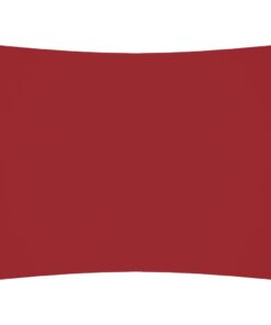vidaXL Schaduwdoek rechthoekig 6x8 m oxford stof rood