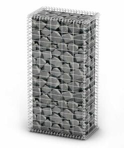 vidaXL Schanskorf met deksels 100x50x30 cm gegalvaniseerd draad