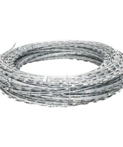 vidaXL Scheermesprikkeldraad concertina gegalvaniseerd staal 100 m