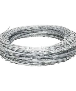 vidaXL Scheermesprikkeldraad concertina gegalvaniseerd staal 60 m