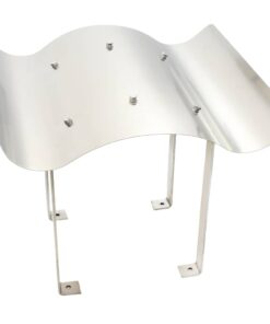 vidaXL Schoorsteenkap roestvrij staal 40 x 40 x 36 cm