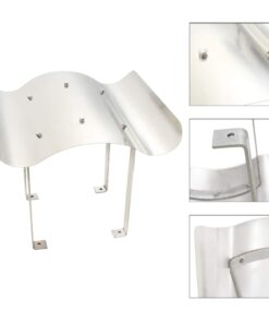 vidaXL Schoorsteenkap roestvrij staal 40 x 40 x 36 cm