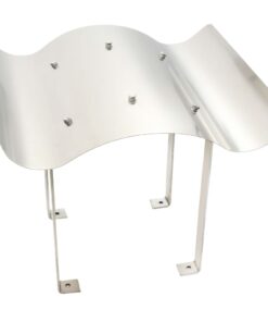 vidaXL Schoorsteenkap roestvrij staal 60 x 80 x 39 cm