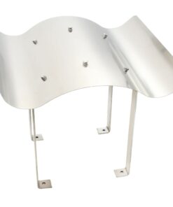 vidaXL Schoorsteenkap roestvrij staal 70 x 100 x 38 cm