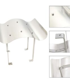vidaXL Schoorsteenkap roestvrij staal 70 x 100 x 38 cm
