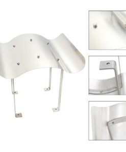 vidaXL Schoorsteenkap roestvrij staal 70 x 70 x 37 cm