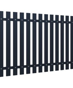 vidaXL Schuttingpaneel antraciet 178x75 cm gepoedercoat staal