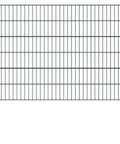 vidaXL Schuttingpaneel met palen ijzer 176