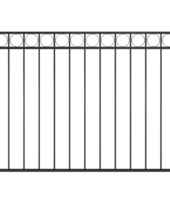 vidaXL Schuttingpaneel staal 1