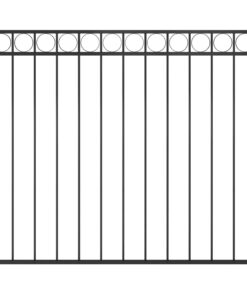 vidaXL Schuttingpaneel staal 1