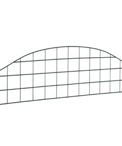 vidaXL Schuttingset gebogen 77