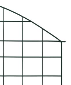 vidaXL Schuttingset gebogen 77