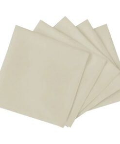 vidaXL Servetten 25 stuks créme 50x50 cm