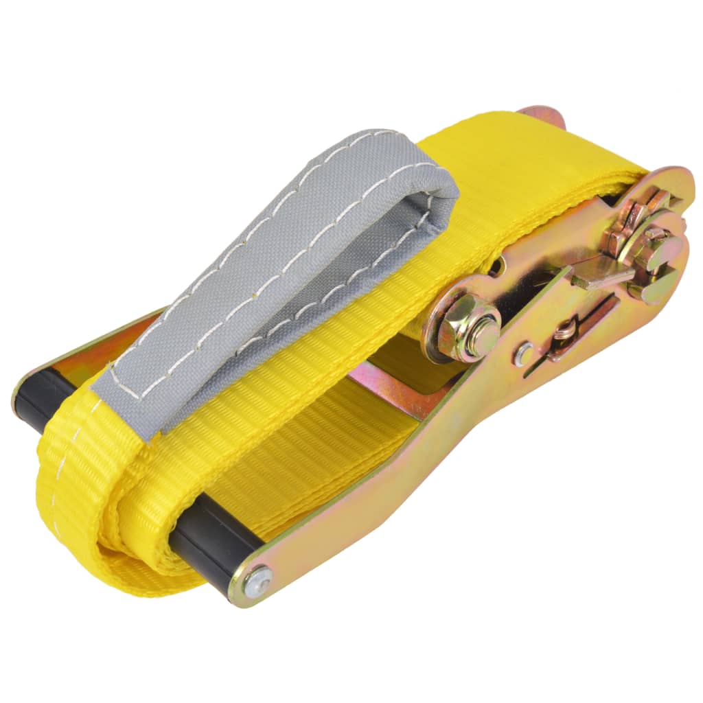 vidaXL Slackline 15 m x 50 mm 150 kg geel - Image 5