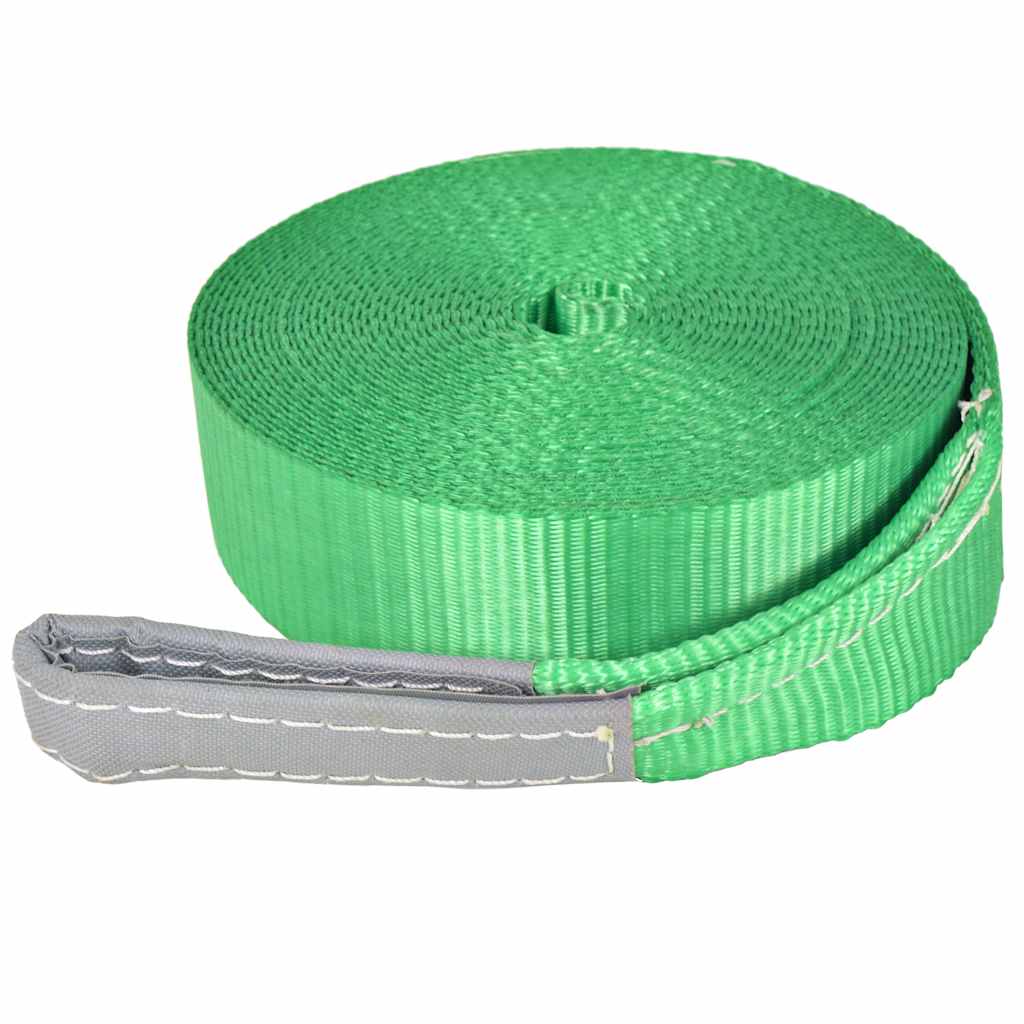vidaXL Slackline 15 m x 50 mm 150 kg groen - Image 3