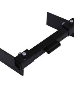 vidaXL Sneeuwploegadapter voor gazonmaaier zwart